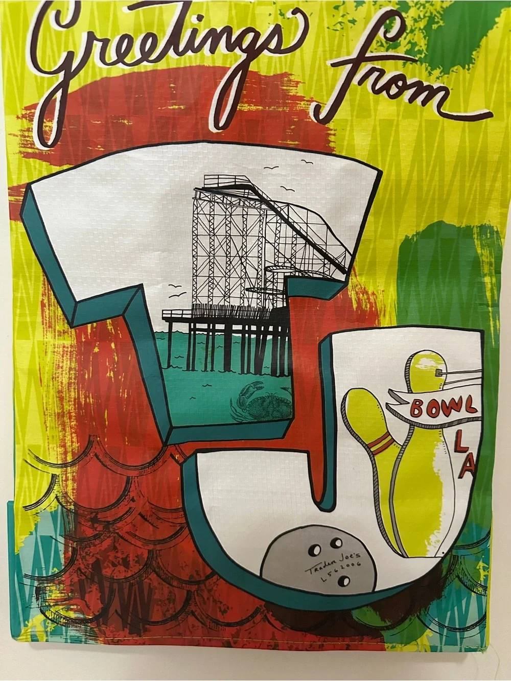 TRADER JOES COLLECTABLE TOTE  - NEW JERSEY
